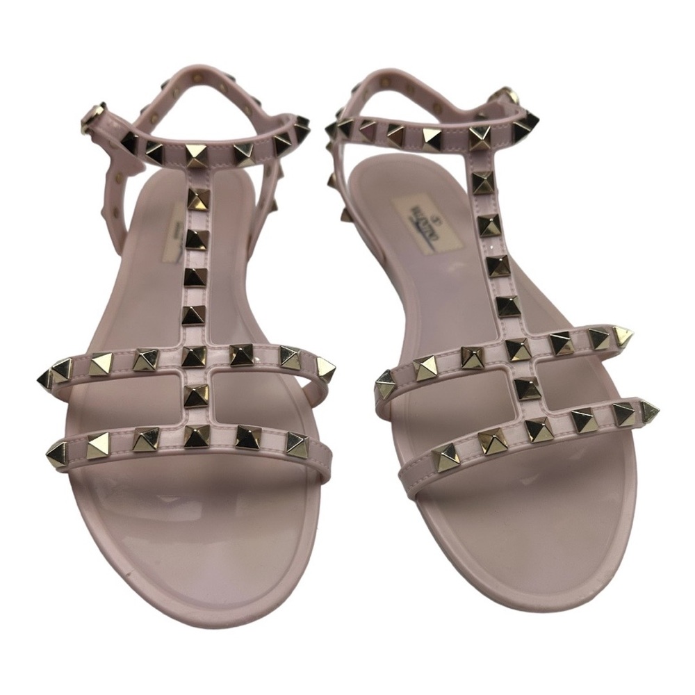 Valentino Garavani Rockstud Jelly Gladiator Sandals Size 38 US 8 - Picture 3 of 7